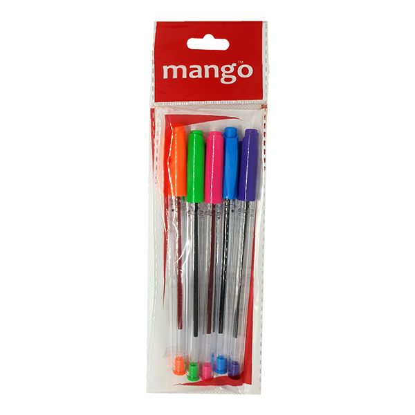 Multi Colour 5 Pens Pouch