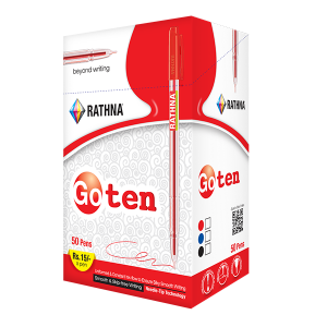 Go-Ten Pen (Red) 50 Pens Box