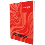 Mango A6 Red-Cover Notebook 80Pgs