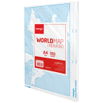 World Map Undivided - 100 Sheets Pack