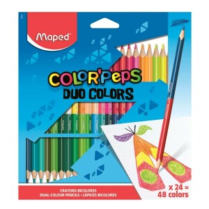 Maped Duo Colour Pencils Color'Peps X24