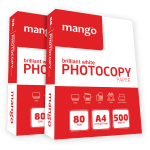 Mango Premium Photocopy Paper 80GSM A4 Combo Pack - 1000 Sheets