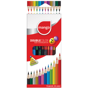 Double-Colour Pencils - 24 Colours Pack