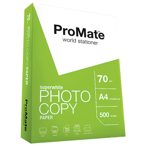 ProMate Photocopy Paper 70GSM A4 500 Sheets Pack