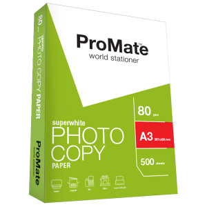ProMate Photocopy Paper 80GSM A3 500 Sheets Pack