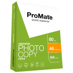ProMate Photocopy Paper 80GSM A5 500 Sheets Pack